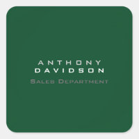 Trendy Up Forest Green Minimalist Business