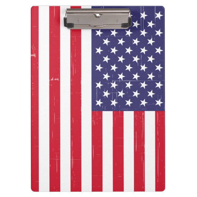 Trendy USA Flag Clipboard (Front)