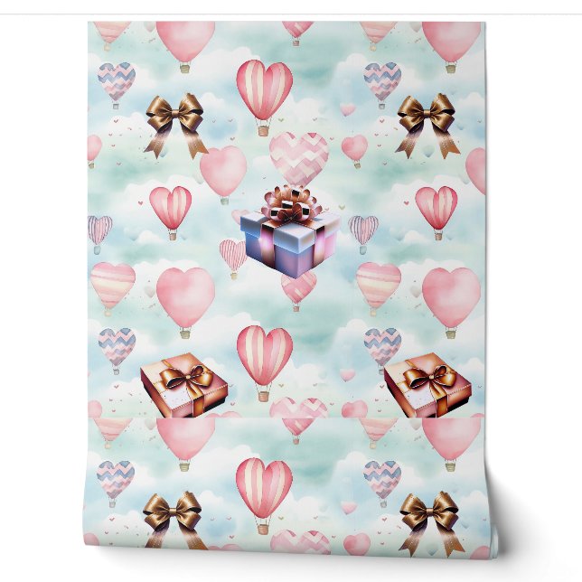 Trendy  Valentine's Day Wallpaper - Heart design (Unrolling)