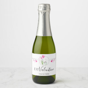 Trendy Valentines Sparkling Wine Sparkling Wine Label