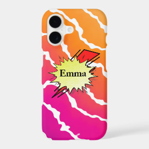 trendy vibrant color comic