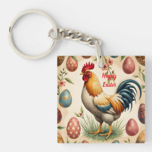 Trendy Vintage Holiday Easter Collection Key Ring