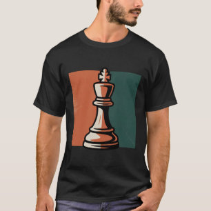 Trendy Vintage Queen Chess Pieces Chess Lover T-Shirt