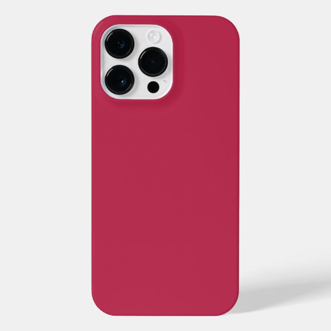 Trendy viva magenta solid colour  Case-Mate iPhone Case (Back)