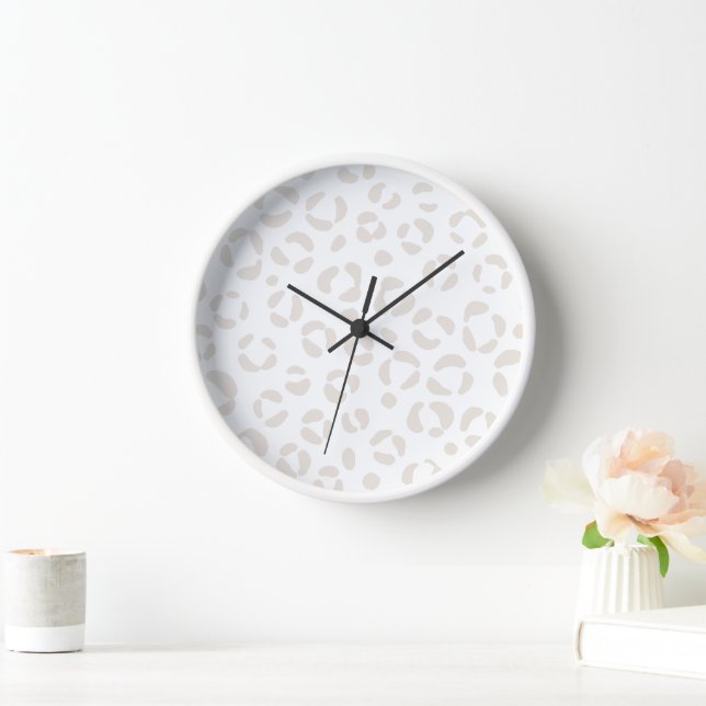 Trendy Wall Clock Leopard (Home)