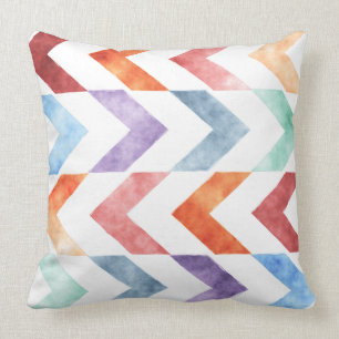 Trendy Watercolor Arrow Pillow
