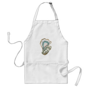Trendy Watercolor Nautical Oyster  Standard Apron