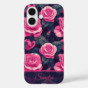 Trendy Wedding Favours Rose Name iPhone 16 Case