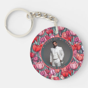 Trendy Wedding Gift Ideas Tulip Key Ring