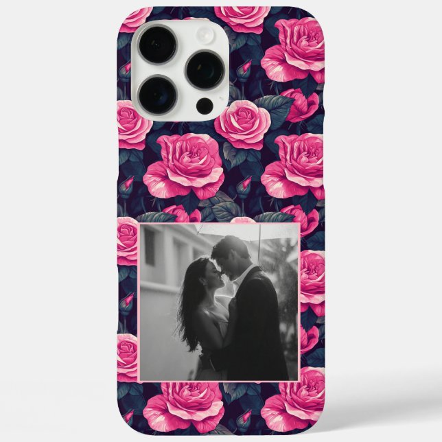 Trendy Wedding Gift Rose Photo  Case-Mate iPhone Case (Back)