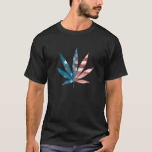 Trendy Weed The People American Flag Leaf T-Shirt
