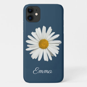 Trendy White Daisy Flower Blossom - Floral Fashion iPhone 11 Case