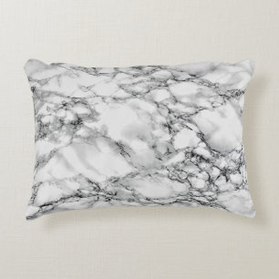 Trendy White Marble Stone Decorative Cushion