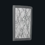 Trendy White Marble Stone Trifold Wallet<br><div class="desc">Trendy White Marble Stone</div>