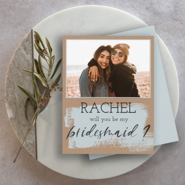 Trendy will you be my bridesmaid photo (Creator Uploaded)