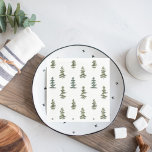 Trendy Winter | Christmas Tree Pattern Napkins<br><div class="desc">Trendy Winter | Christmas Tree Pattern</div>