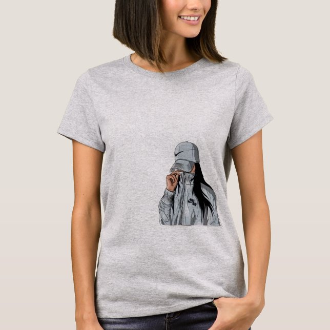 Trendy Women’s Graphic Tee – Stylish & Comfortable (Front)