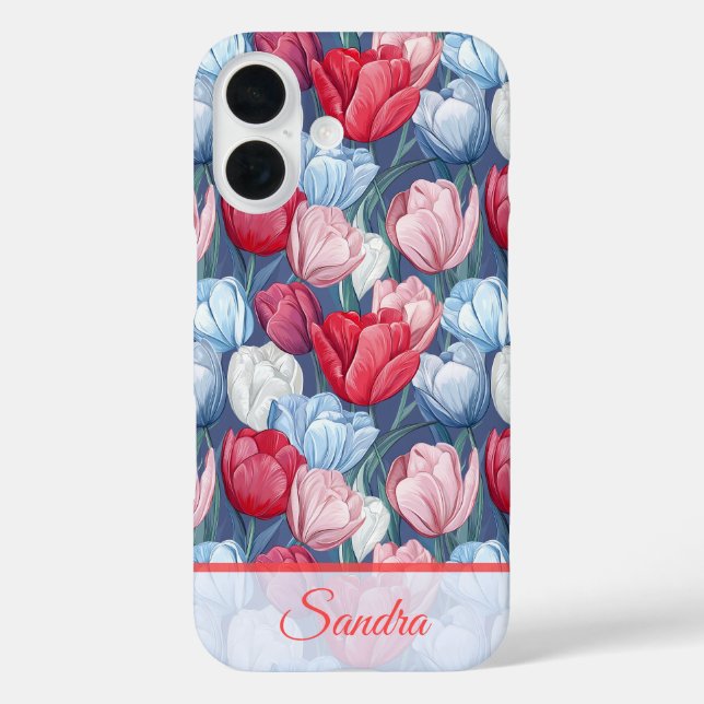 Trendy Womens Accessories Tulip Custom Case-Mate iPhone Case (Back)