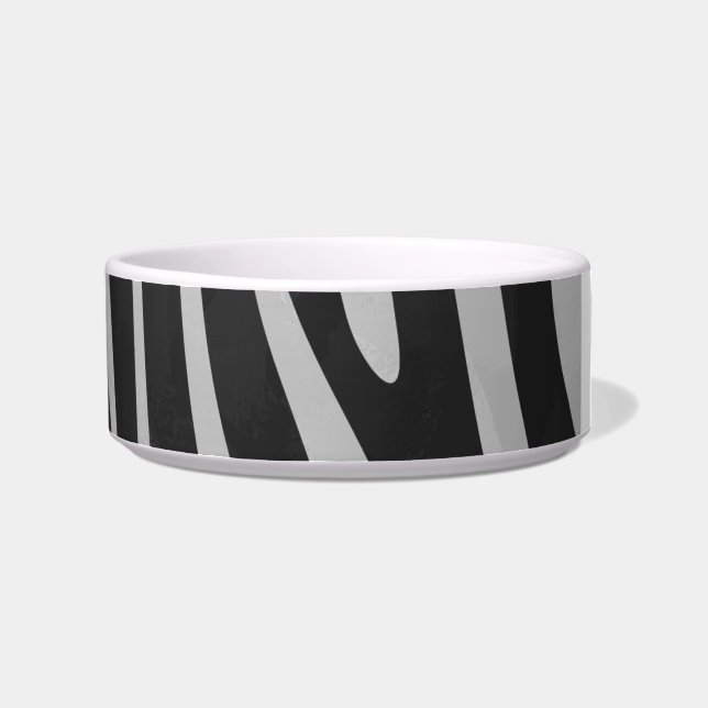 Trendy Zebra Animal Print Pattern created by Imagi Bowl (Right)