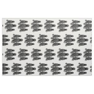 Trendy Zebra Herd on Zebra Print Fabric