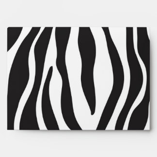 Trendy Zebra Print Envelopes