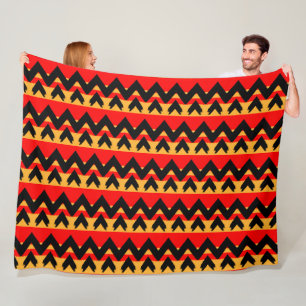 Trendy Zigzag Fleece Blanket