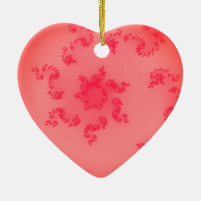 Trent Colour Coral Ceramic Ornament (Front)