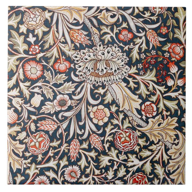 Trent pattern by William Morris, Ceramic Tile (Front)