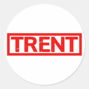 Trent Stamp Classic Round Sticker