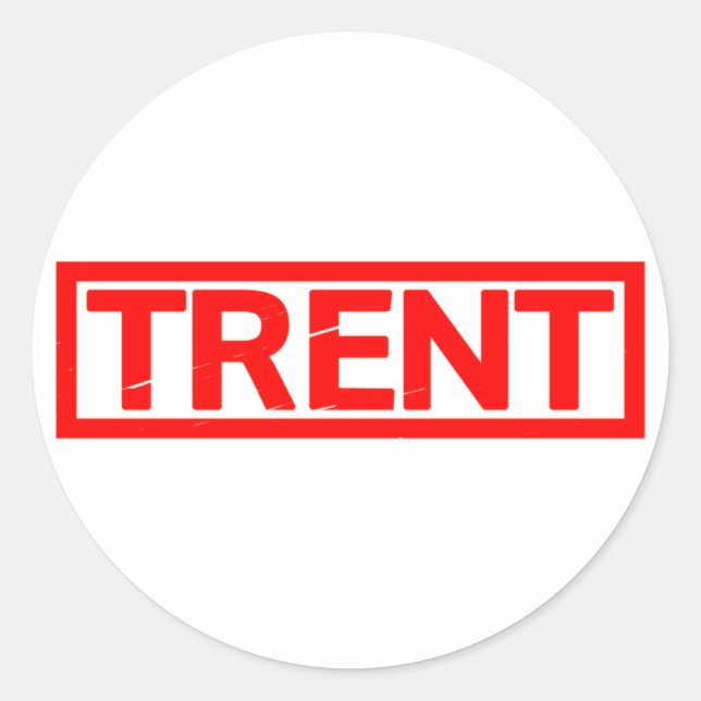 Trent Stamp Classic Round Sticker (Front)