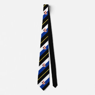 Trentino-Alto Adige striped flag Tie