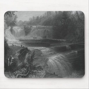 Trenton High Falls, 1838 Mouse Pad