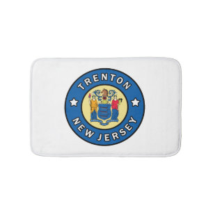 Trenton New Jersey Bath Mat
