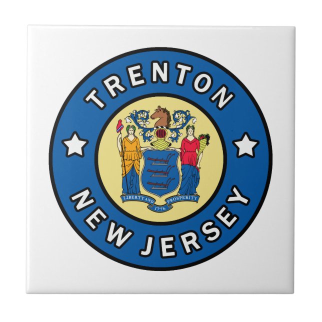 Trenton New Jersey Ceramic Tile (Front)