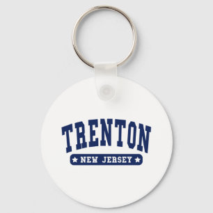 Trenton New Jersey College Style tee shirts Key Ring