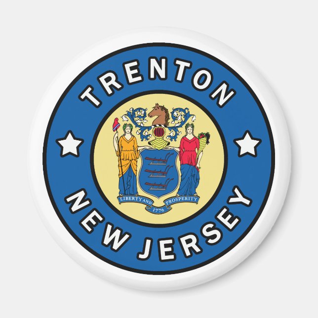 Trenton New Jersey Magnet (Front)