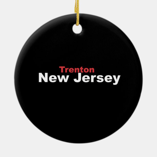 Trenton, New Jersey Ornament (Back)