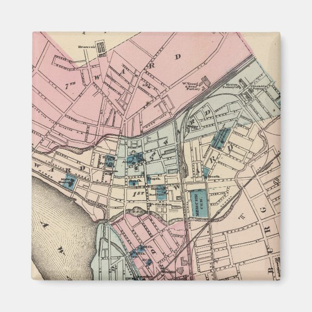 Trenton, NJ Magnet (Front)