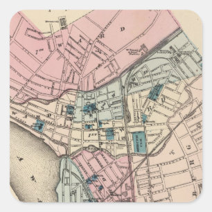 Trenton, NJ Square Sticker