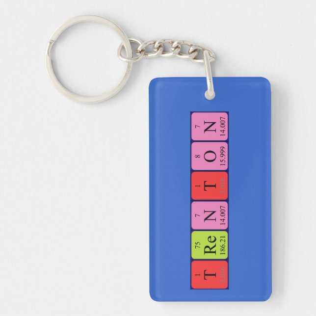 Trenton periodic table name keyring (Front)