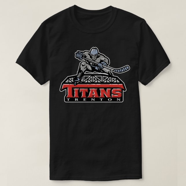 Trenton Titans Sticker T-Shirt (Design Front)