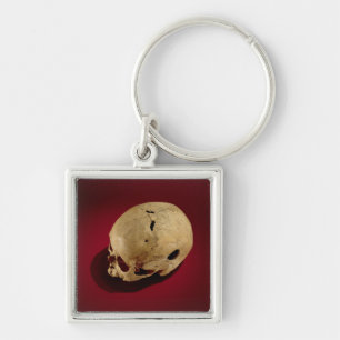 Trepanned Skull Key Ring