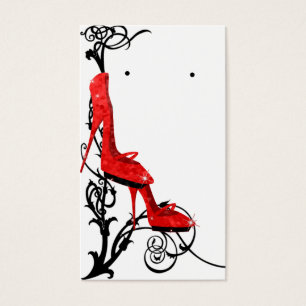 Tres Chic Red High Heels Earring Holder