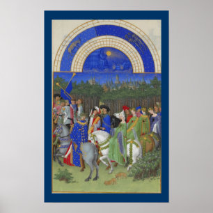 Très Riches Heures - May Poster