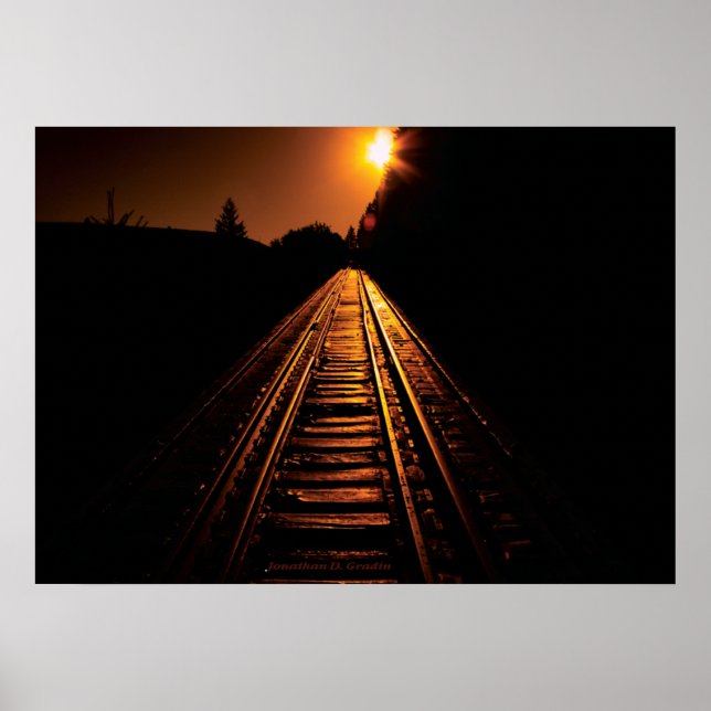 "Trestle Dawn" Poster (28"x20") (Front)