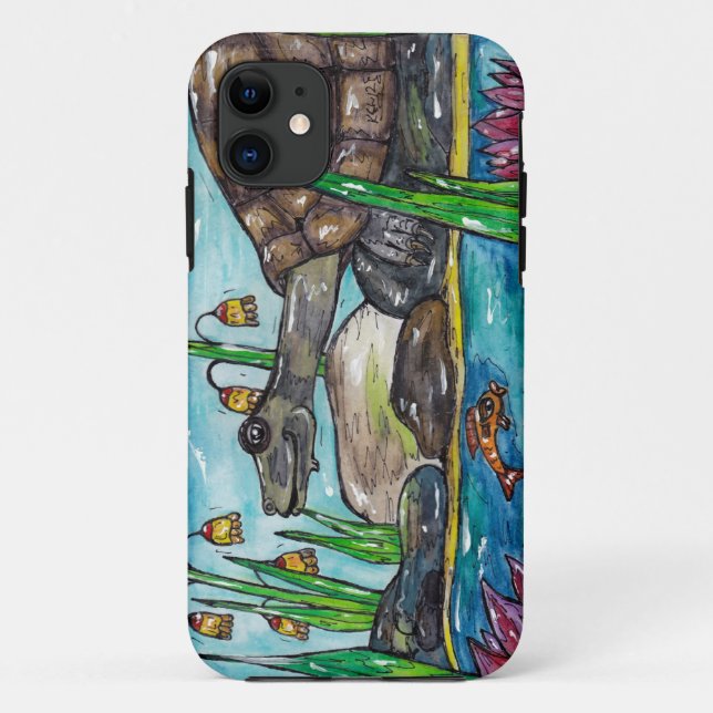 Trev the Turtle Case-Mate iPhone Case (Back)