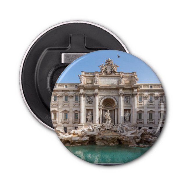 Trevi Fountain at early morning - Rome, Italy Bottle Opener (Front)