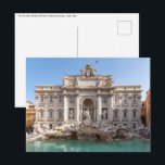 Trevi Fountain at early morning - Rome, Italy Postcard<br><div class="desc">Trevi Fountain (Fontana di Trevi) at early morning,  famous fountain in the Trevi district of Rome - Italy.</div>