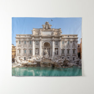 Trevi Fountain at early morning - Rome, Italy Tapestry