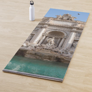 Trevi Fountain at early morning - Rome, Italy Yoga Mat